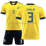 Camisetas De Futbol Baratas Suecia 2020 Victor Lindelof 3 Primera Equipación..
